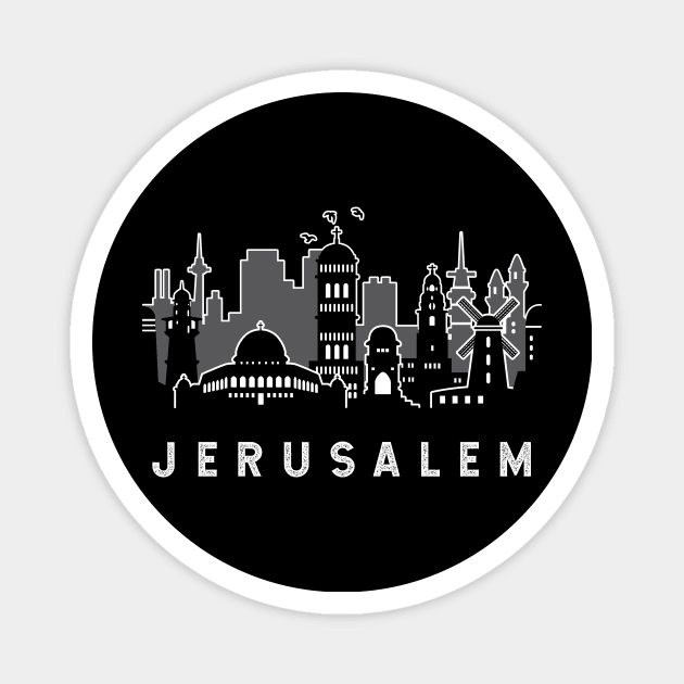 Jerusalem Magnet by travel2xplanet